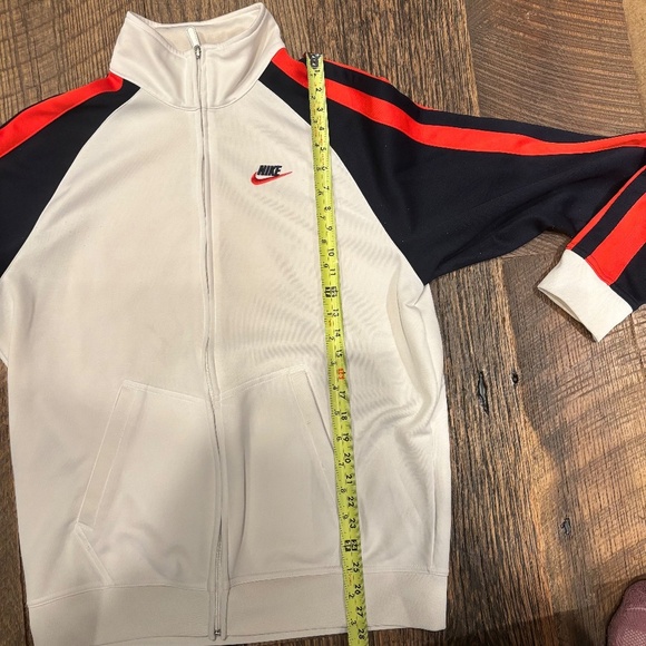 NIKE Y2K Vintage Orange and Navy Mens Track jacket size large - Picture 7 of 9